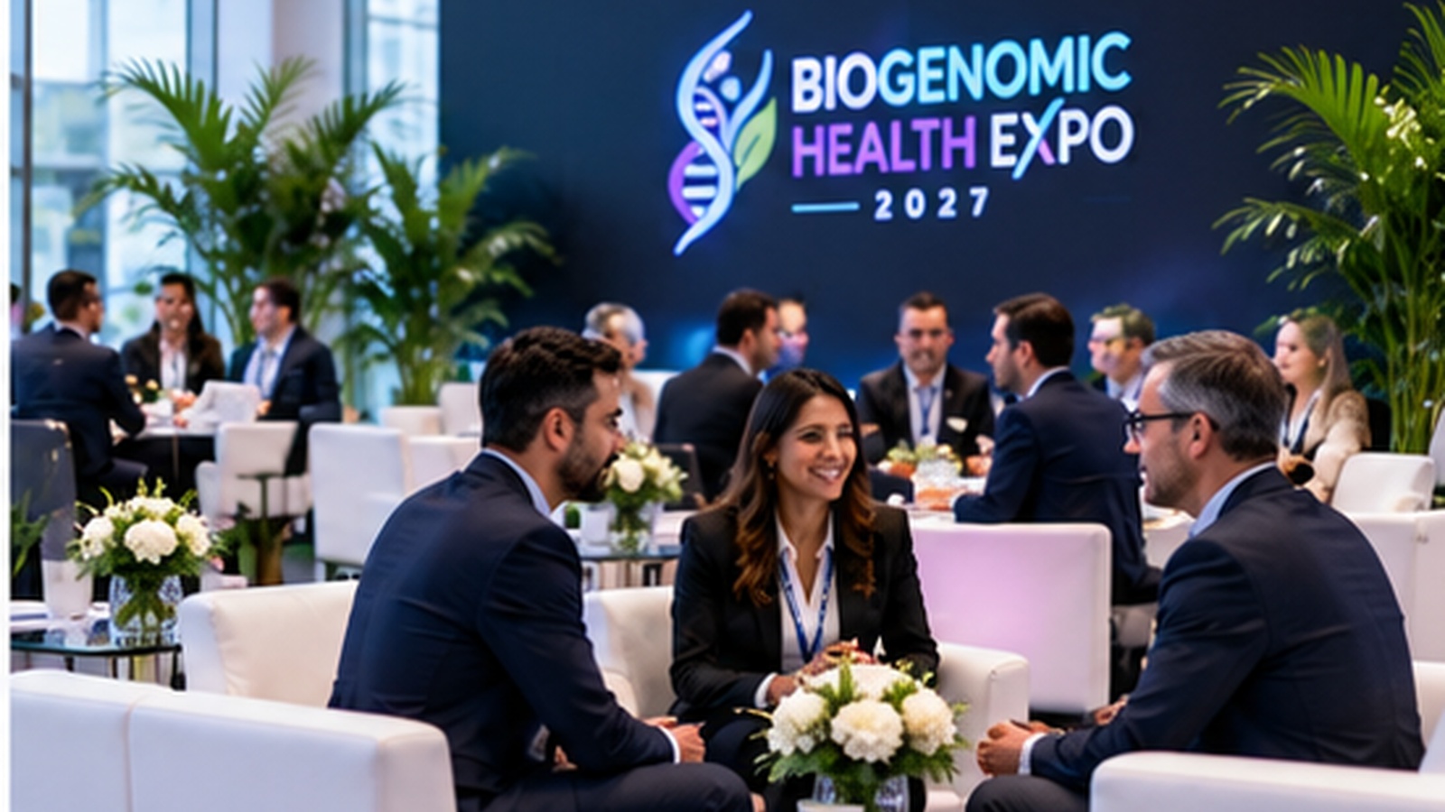 BioGenomic Health Expo VIP Buyer Lounge illustration